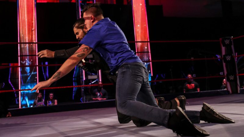 Dominik attacks Seth Rollins 1 800x450 1 Stipulation Announced for Seth Rollins vs Dominick Summer Slam Match