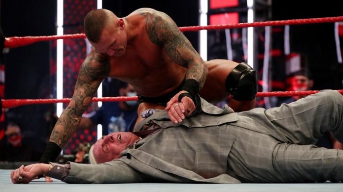 Randy Orton Ric Flair 696x391 1 Ric flair reacted on randy orton's attacked on him