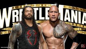 rrrock Roman Reigns Reacts to Rock's Challange for Wrestlemania Match