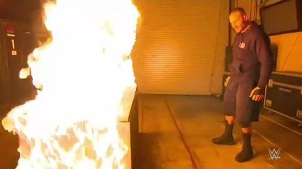 20201215 095109 Randy Orton tries to burn Bray Wyatt on Monday Night RAW