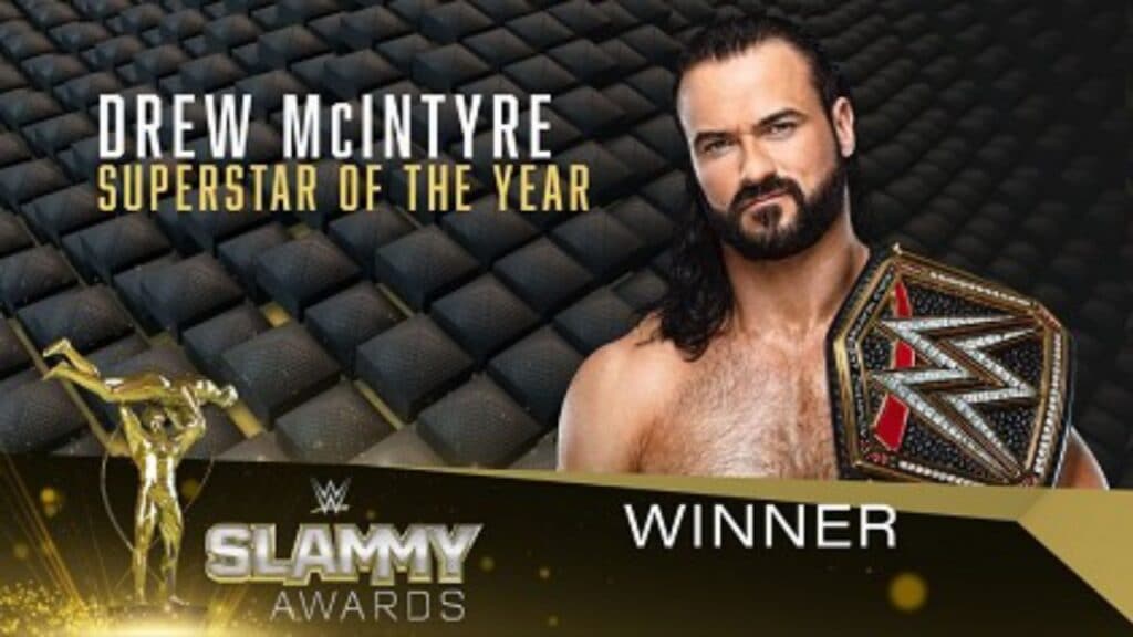 20201224 090810 Roman Reigns & Drew McIntyre wins Superstar of the Year award at the 2020.