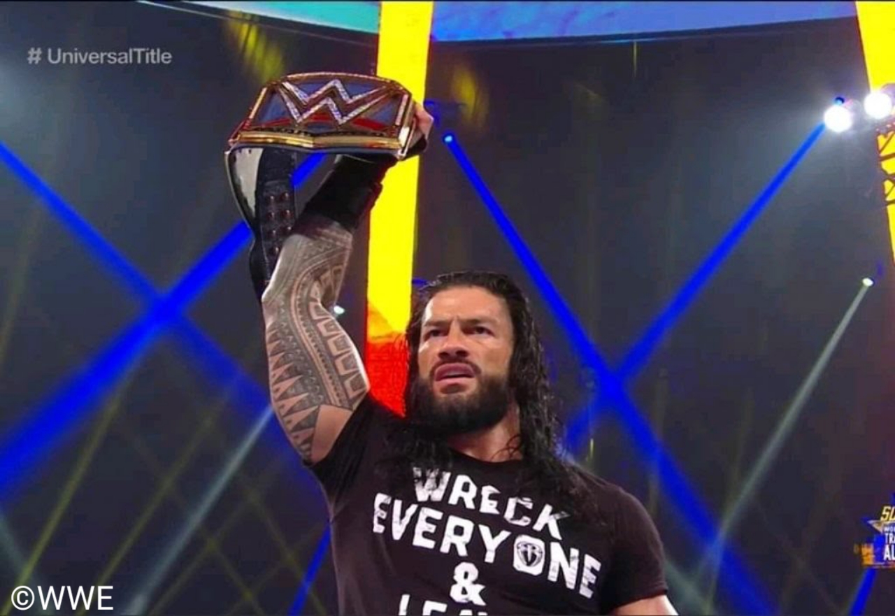 Roman Reigns records his best winning percentage in a calendar year in ...