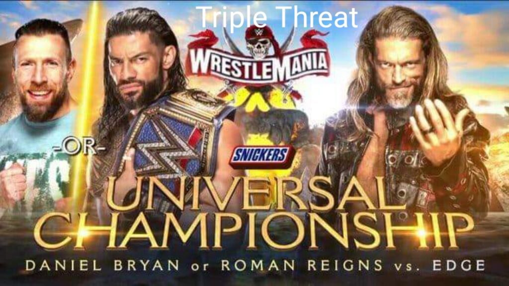 20210322 180421 Several media confirmed a triple threat for the Universal Championship at WrestleMania 37