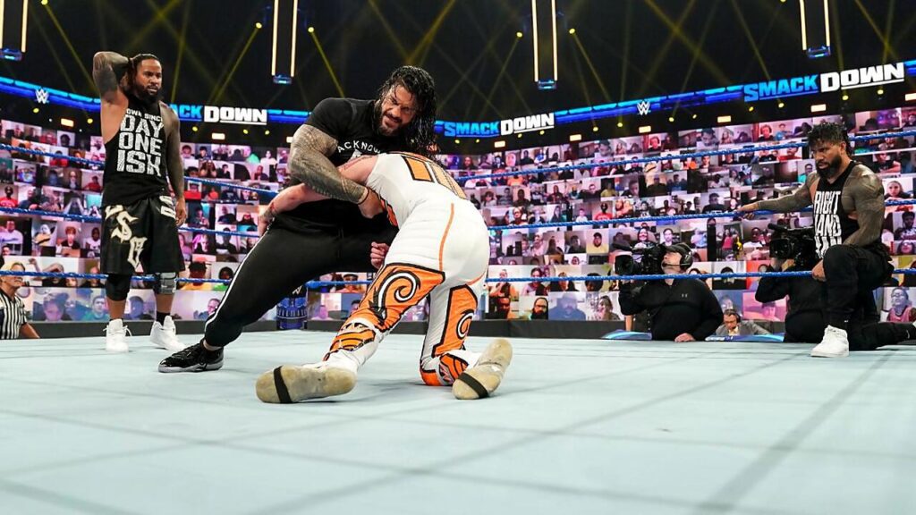 057 SD 06042021HM 23821 2756543de8eb3360650d6415264974bdzCRZxAqElyg SmackDown Overnight viewership increased after Roman Reigns Brutal attacks - wrestling unseen
