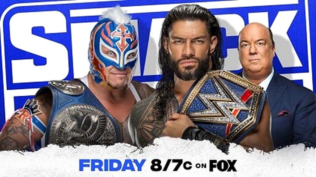 mobileRESEM99153Mysterio reings6BnwqaJEonh Roman Reigns and Rey Mysterio will have their Hell In A Cell match on Friday Night SmackDown