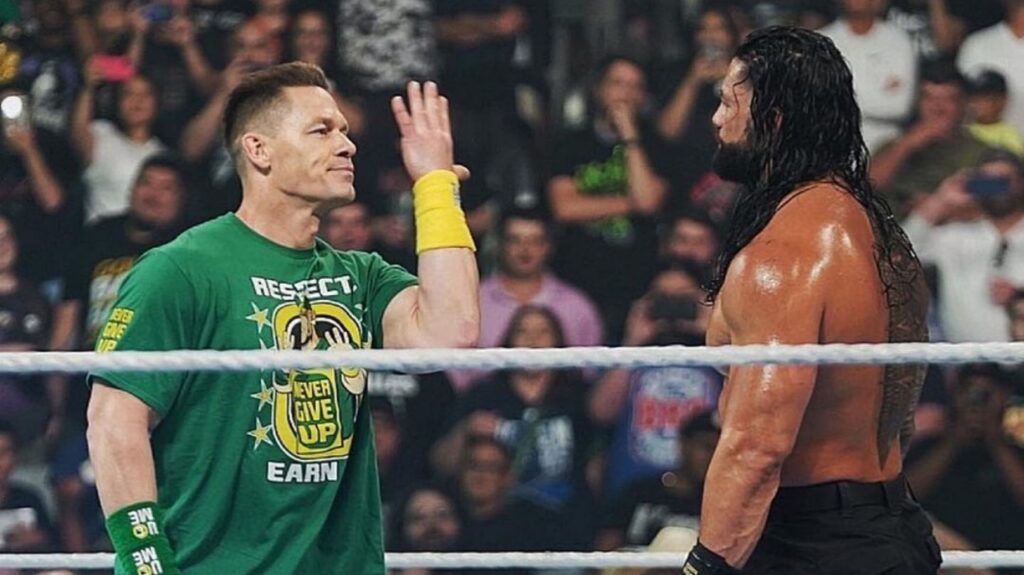 20210812 090214 Roman Reigns: John Cena is trying to use his name to sell tickets to The Suicide Squad,