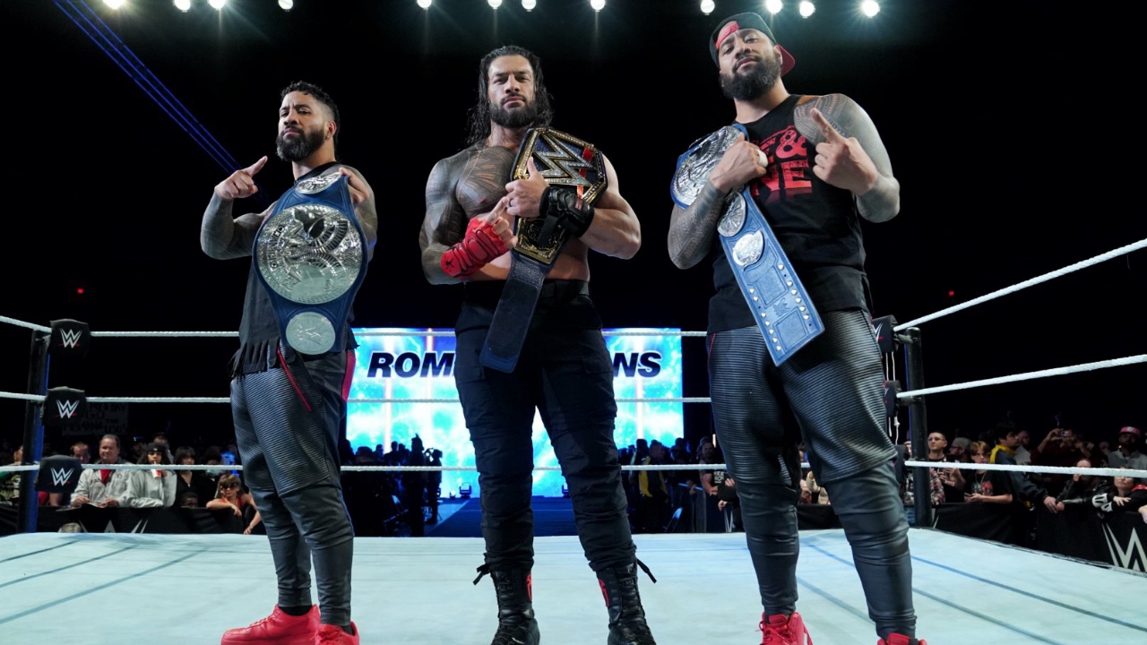 WWE Live Event Results Pensacola Roman Reigns breaks character in