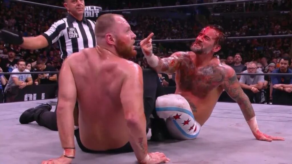 20220905 093804 Jon Moxley vs CM Punk AEW All Out for Undisputed World title September 4, 2022