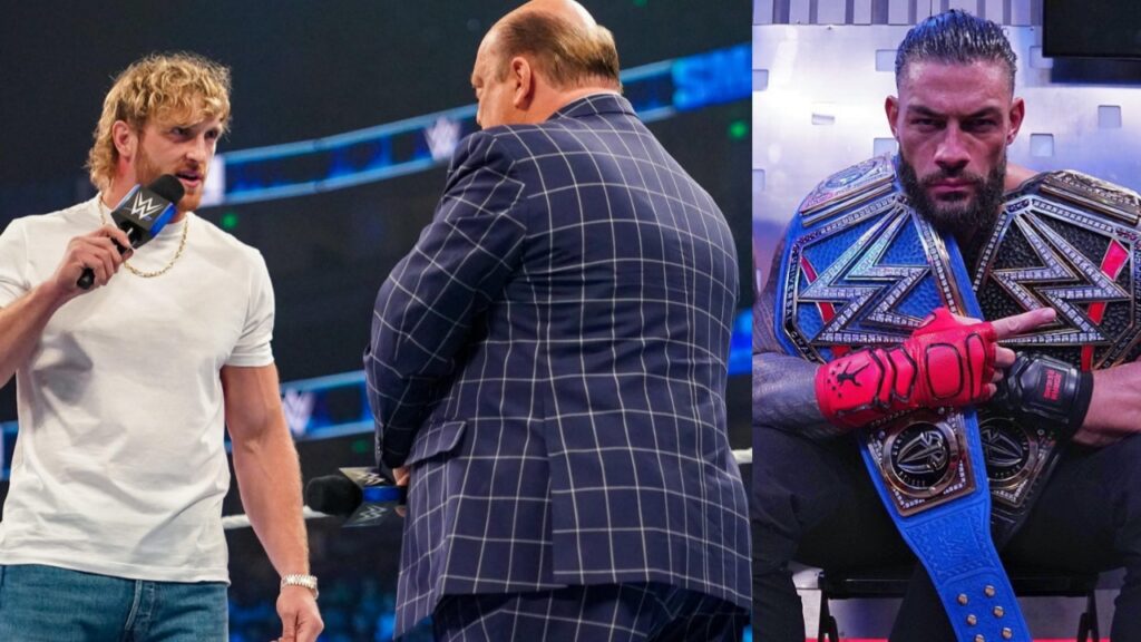 20220917 101019 Roman Reigns accepts Logan Paul's Challange to come face to face in tomorrow' press conference.