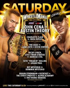 WrestleMania 39 Match Card for Night 1