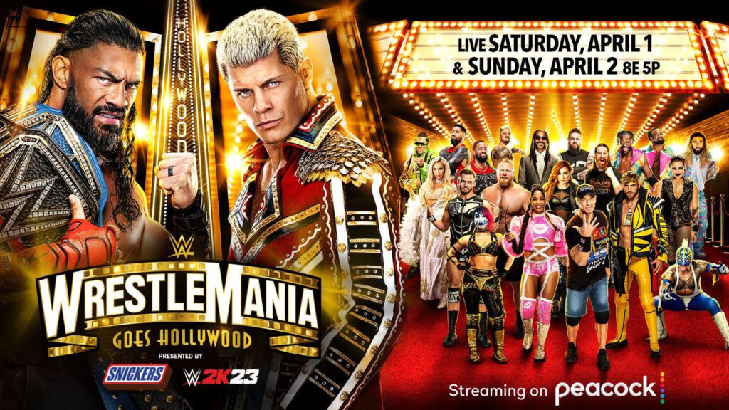 WrestleMania 39 Match Card