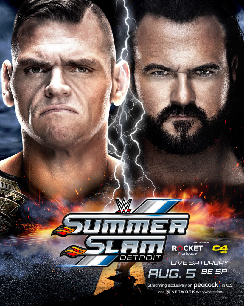 Gunther vs Drew McIntyre WWE SummerSlam 2023