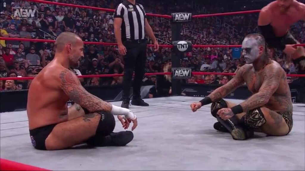 20230813 090320 Watch Video: CM Punk goes off again on Hangman Page after AEW Collision went off the air