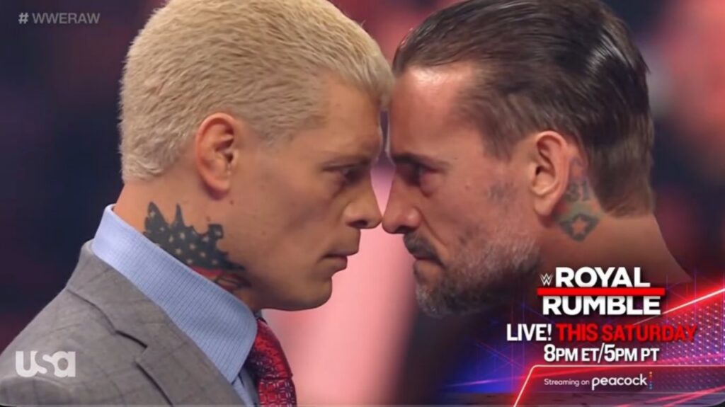 20240123 091116 Watch Full Segment CM Punk vs Cody Rhodes WWE Raw January 22, 2024