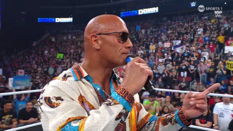 The Rock acknowledges Roman Reigns